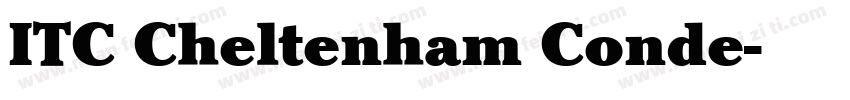 ITC Cheltenham Conde字体转换